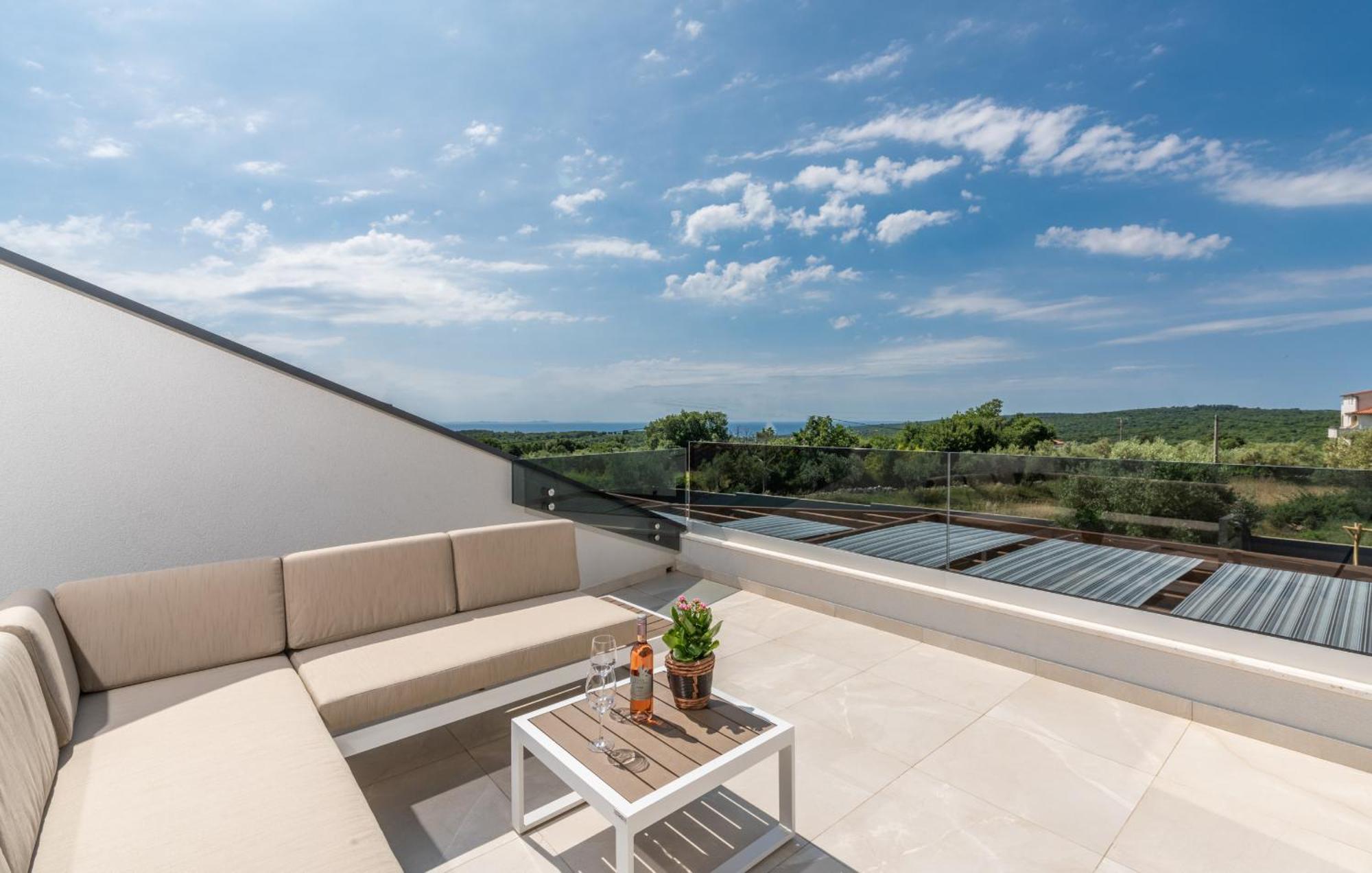Villa Posidonia Near Pula With Sea View And Surrounded By Olive Trees Krnica Exterior foto