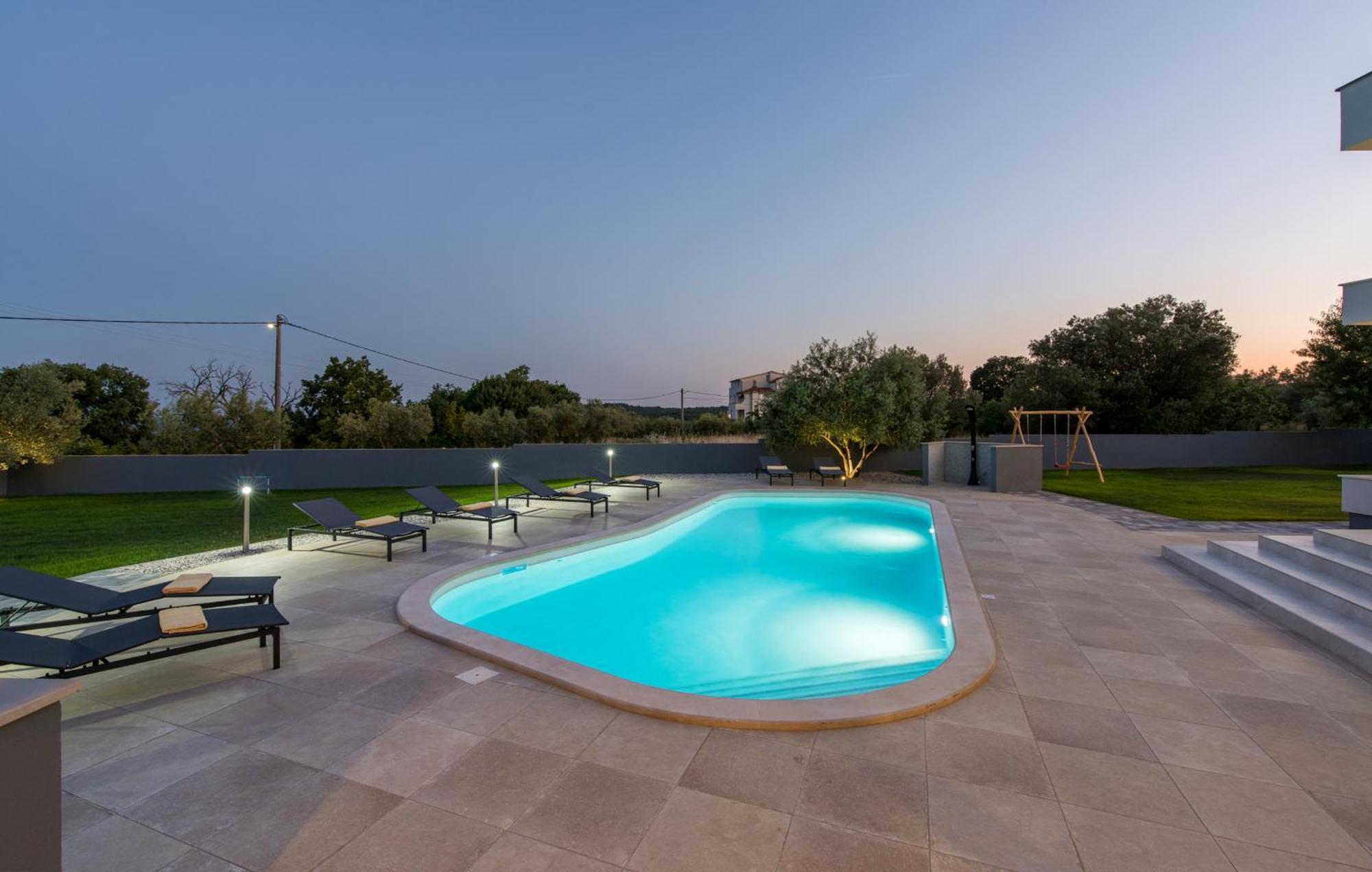 Villa Posidonia Near Pula With Sea View And Surrounded By Olive Trees Krnica Exterior foto