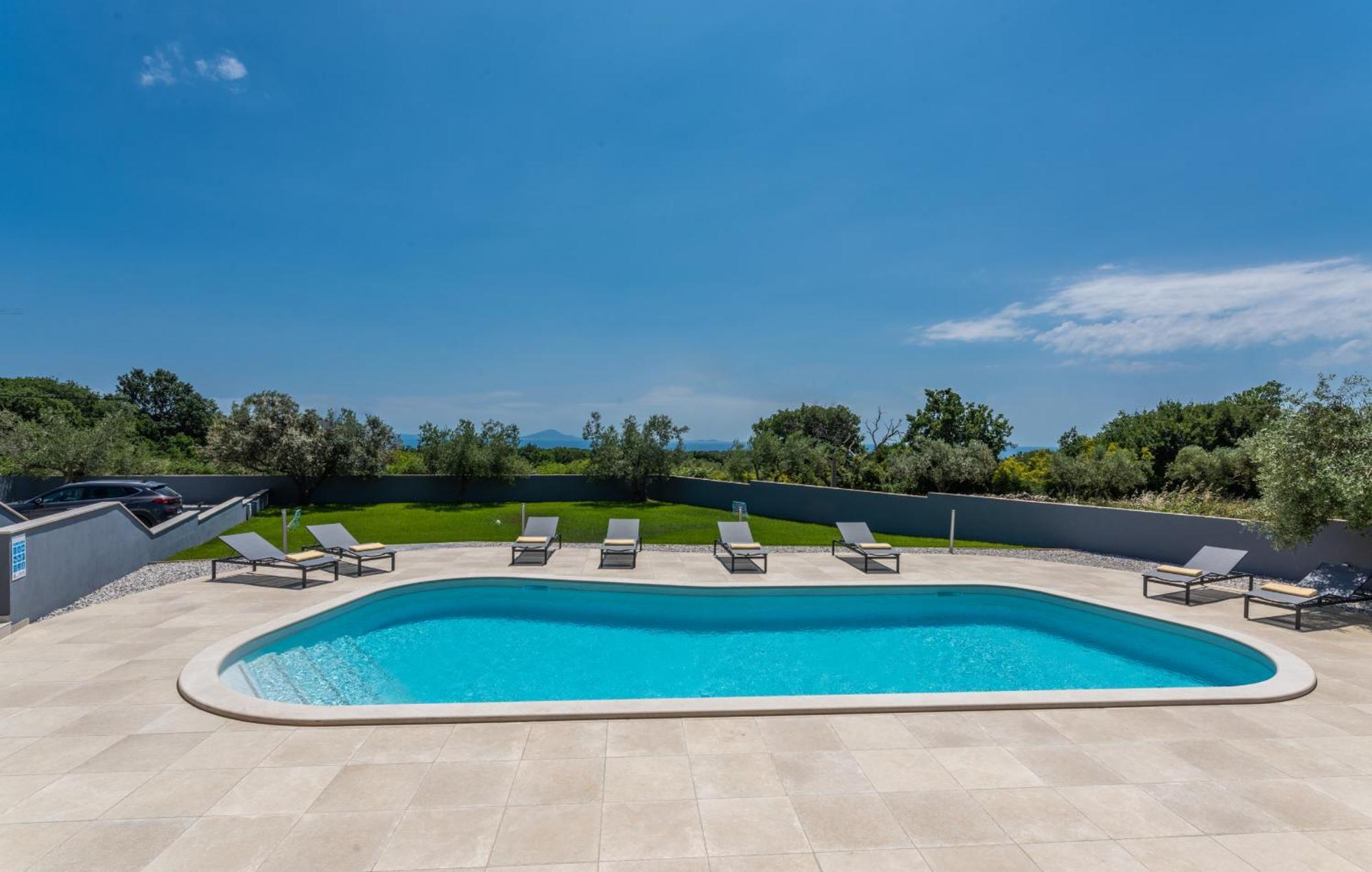 Villa Posidonia Near Pula With Sea View And Surrounded By Olive Trees Krnica Exterior foto