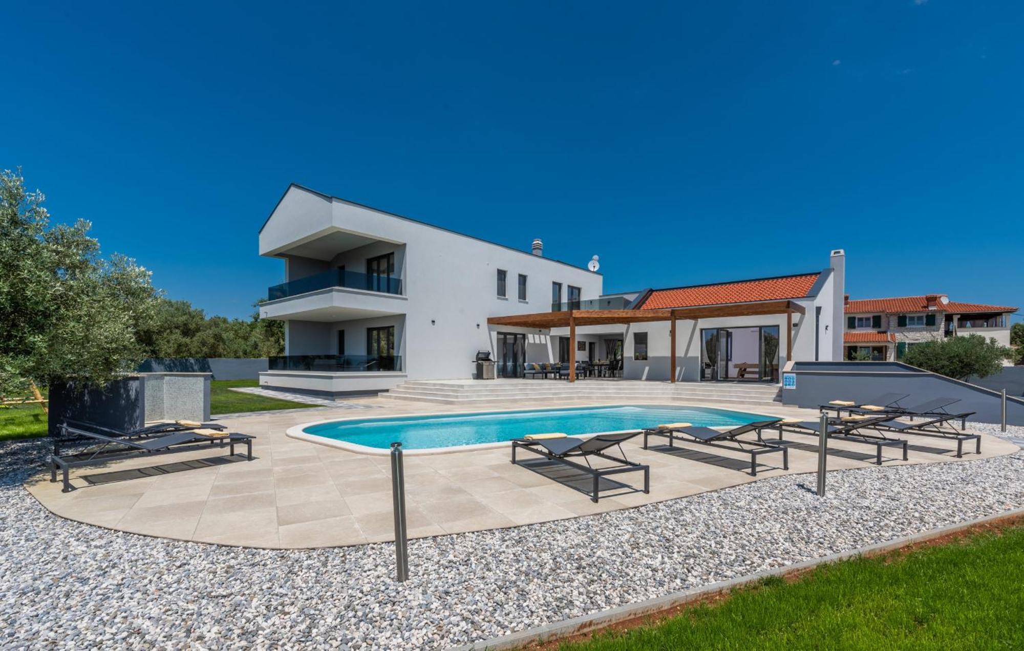 Villa Posidonia Near Pula With Sea View And Surrounded By Olive Trees Krnica Exterior foto