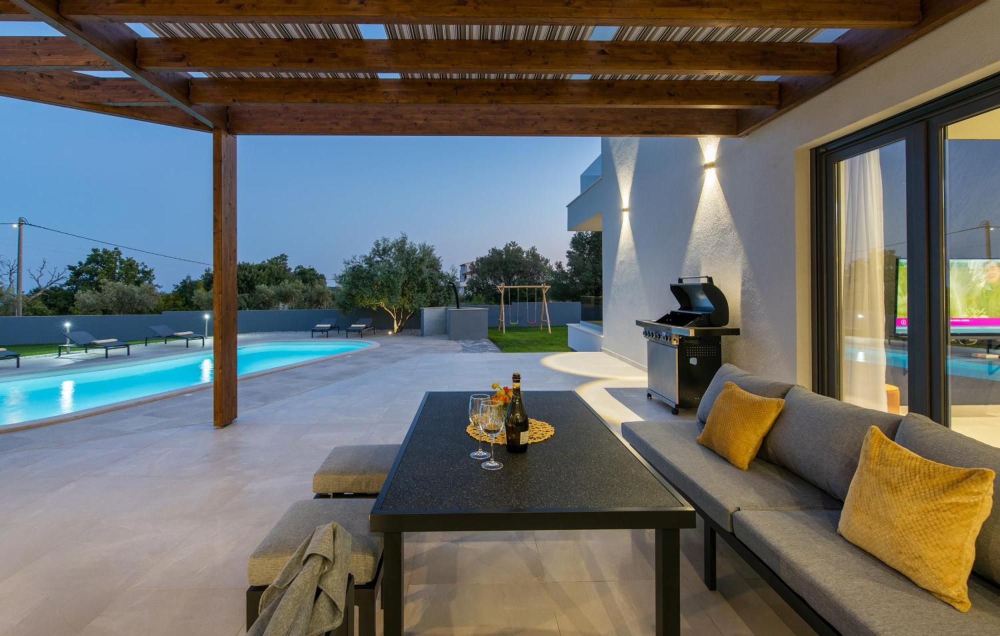 Villa Posidonia Near Pula With Sea View And Surrounded By Olive Trees Krnica Exterior foto