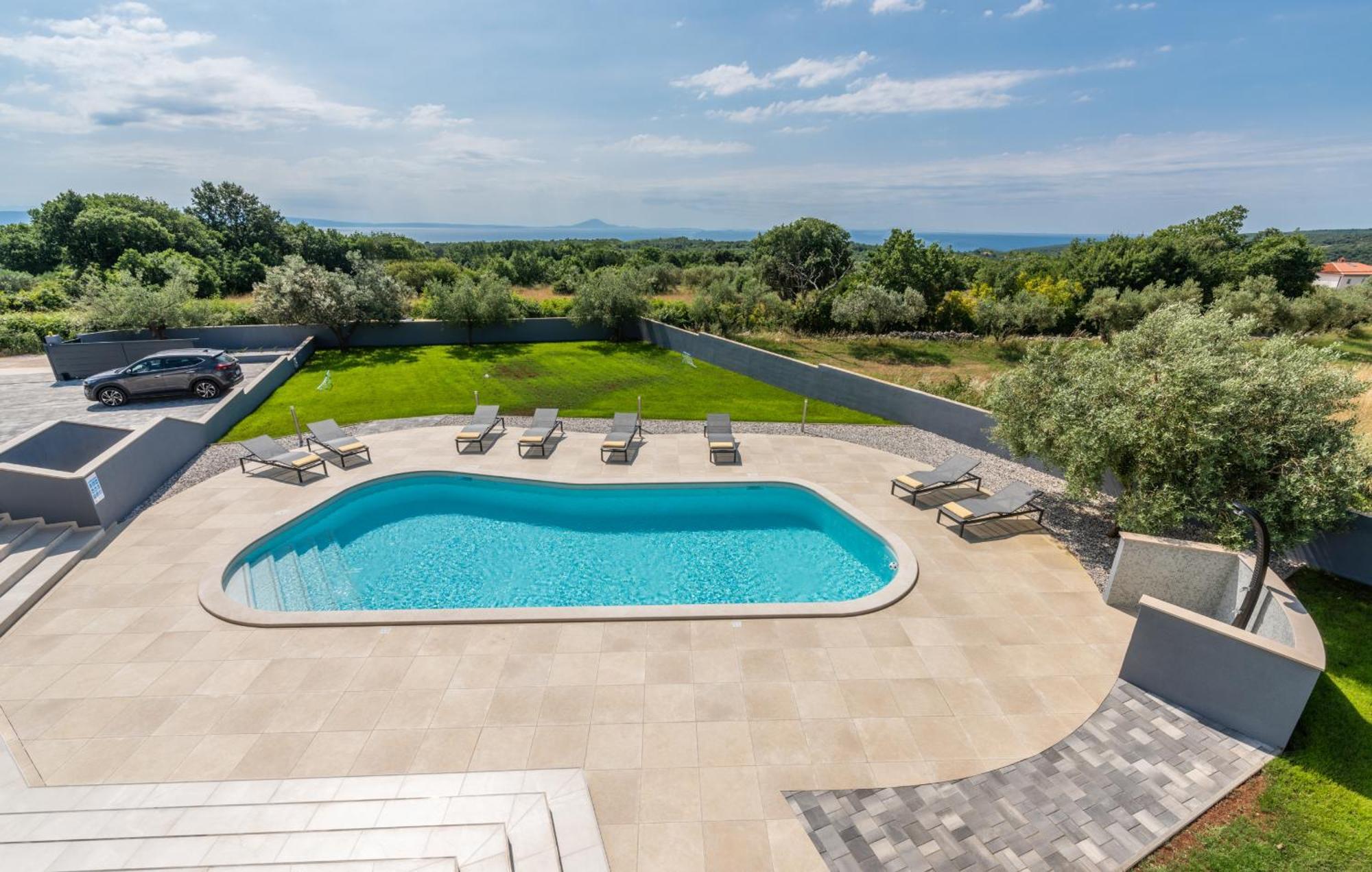 Villa Posidonia Near Pula With Sea View And Surrounded By Olive Trees Krnica Exterior foto