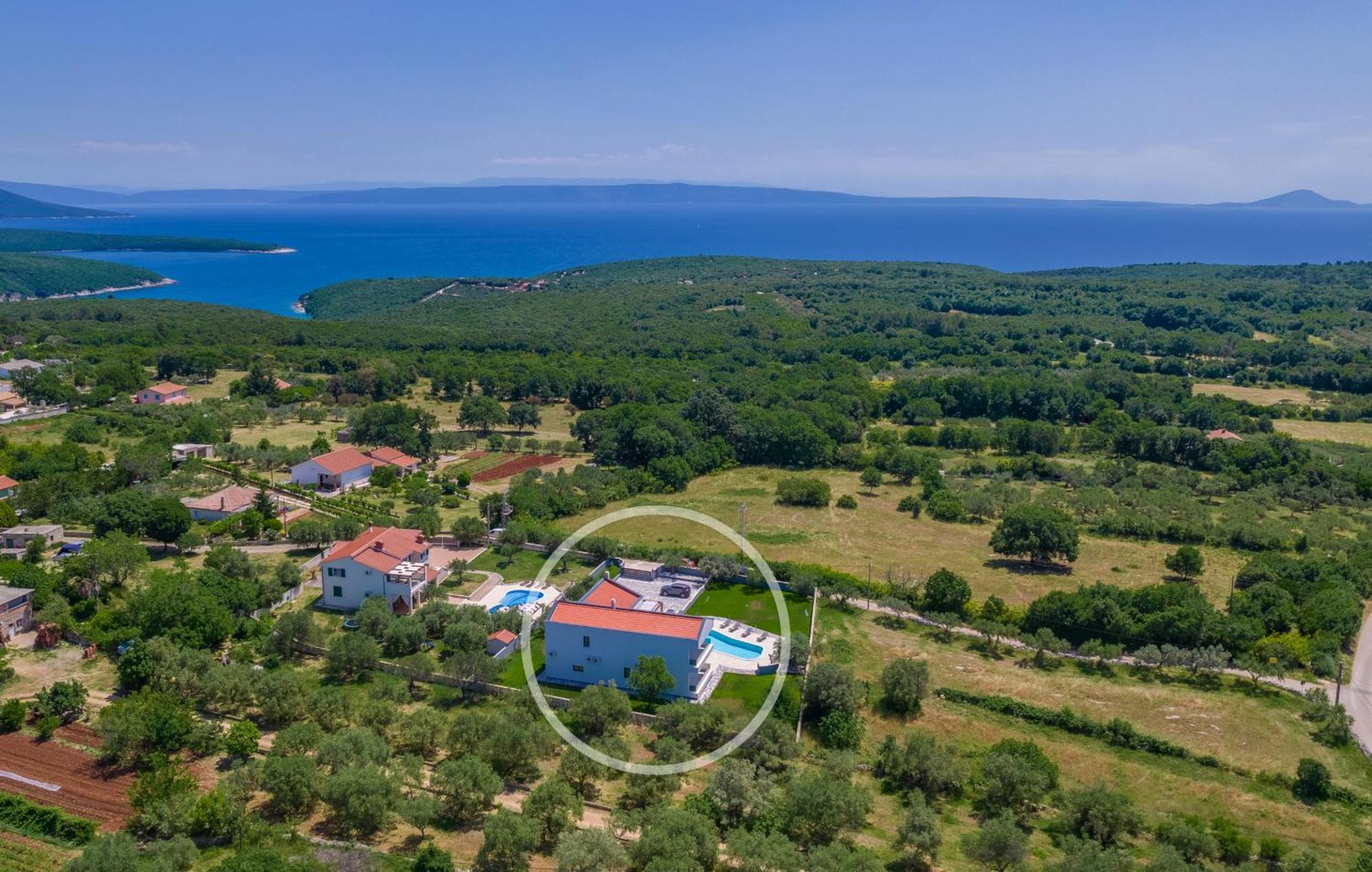 Villa Posidonia Near Pula With Sea View And Surrounded By Olive Trees Krnica Exterior foto